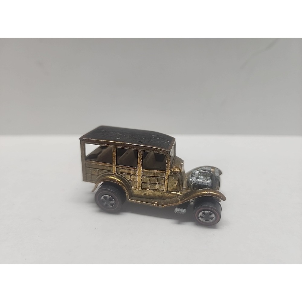 1968 Classic 31 Ford Woody Hot Wheels Redline Original Textured Black Roof - Picture 3 of 6